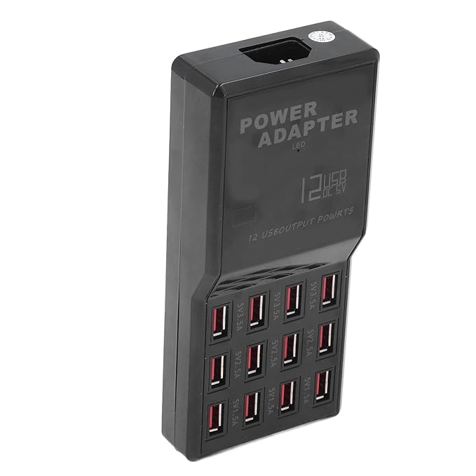 12 Port USB Charger