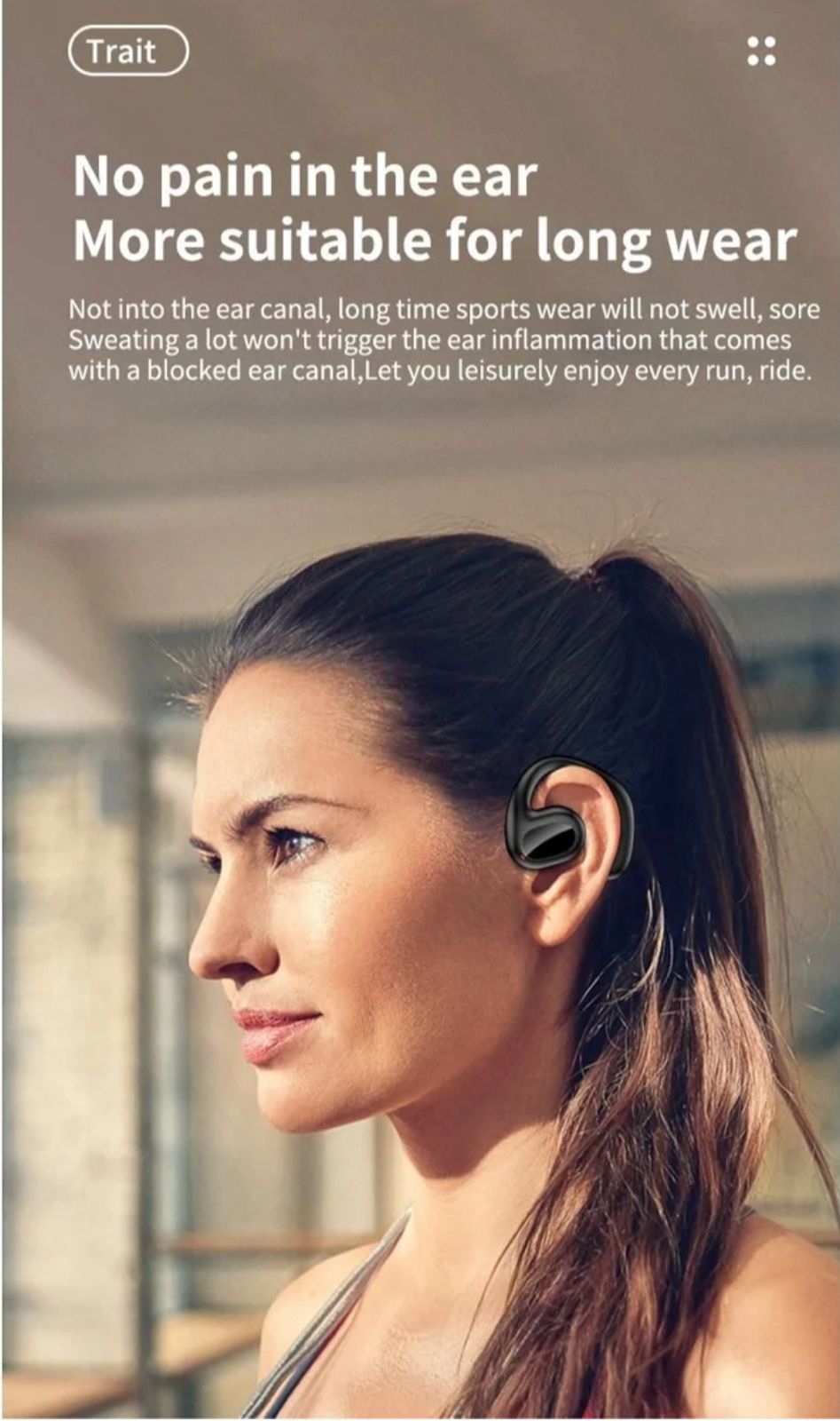 Wireless Bluetooth Headphones / Wireless ear hanging Bluetooth headset